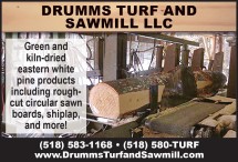 DRUMMS TURF AND SAWMILL Green and kiln-dried eastern white pine products