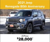 2021 Jeep Renegade 80th Anniversary at Zappone Motors