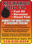RICHARDS OIL ALWAYS TOP QUALITY FUEL AT DISCOUNT PRICING