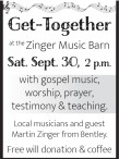 Get-Together at the Zinger Music Barn